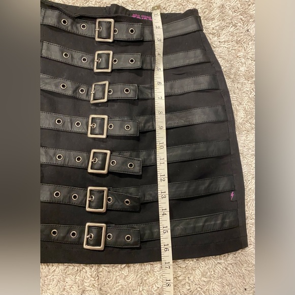 Rare Tripp NYC Dang Goodman Buckle Mini Skirt Size S - Picture 7 of 10